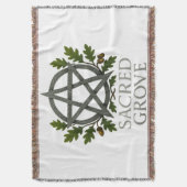 Sacred Grove Throw Blanket Decke (Vorderseite Vertikal)