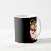 Sacred Heart and Immaculate Heart Picture Jesus an Kaffeetasse (VorderseiteRechts)