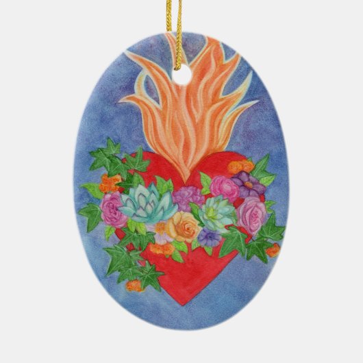 Sacred Heart Decoration oder Weihnachtsschmuck (Hinten)