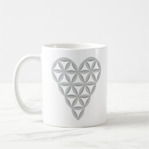 Sacred Heart - Herz des Lebens, 3D/Atlantis. Kaffeetasse