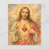 Sacred Heart Jesus Religious Traditional Catholic (Vorderseite)