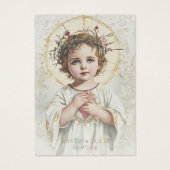 Sacred Heart Jesus Wedding Prayer Card (Vorderseite)