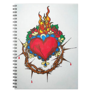 Sacred Heart Notebook Notizblock