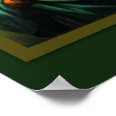 Sacred Heart of Jesus and Immaculate Heart of Mary Poster (Ecke)