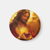 Sacred Heart of Jesus  Magnet (Vorne)