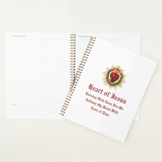 Sacred Heart of Jesus Planner Planer (Anzeige)