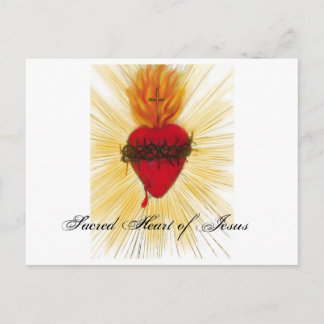 Sacred Heart of Jesus- post card Postkarte