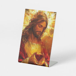 Sacred Heart of Jesus Sockelschild