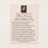 Sacred Heart of Jesus  Spanish Funeral Prayer (Rückseite)