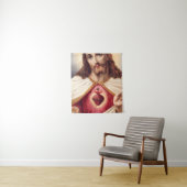 Sacred Heart Of Jesus Wandteppich (Beispiel)