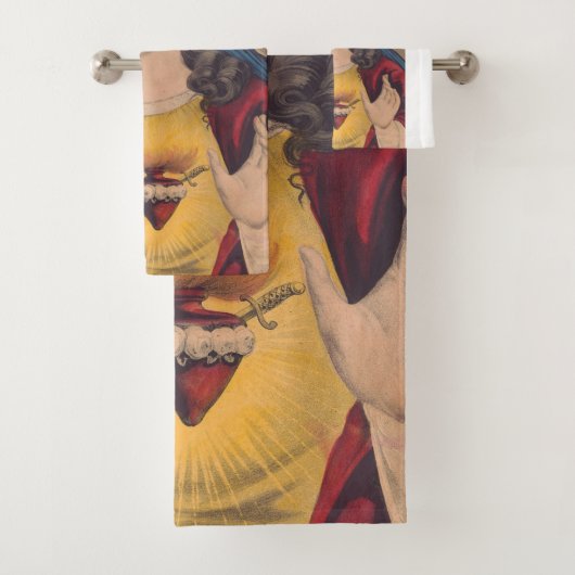 Sacred Heart of Mary Badhandtuch Set (Insitu)