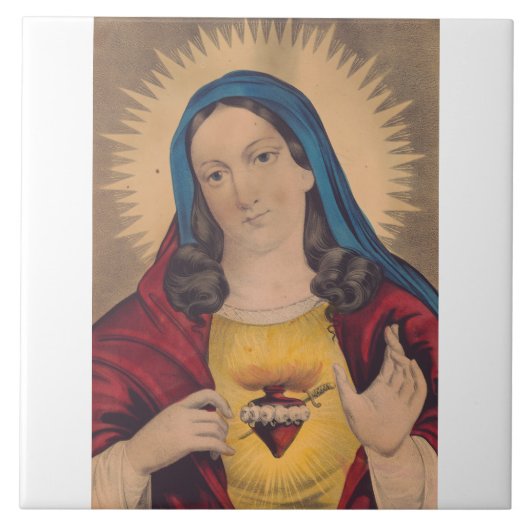Sacred Heart of Mary Fliese (Vorderseite)