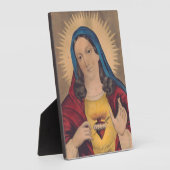 Sacred Heart of Mary Fotoplatte (Seite)