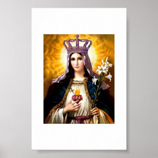 Sacred Heart of Mary Poster (Vorne)