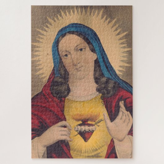 Sacred Heart of Mary Puzzle (Vertikal)