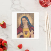 Sacred Heart of Mary Serviette (Beispiel)