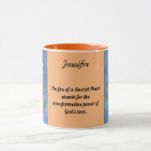 SACRED HEART personalisieren Geburtstagsgeschenk K Tasse (Zentrum)