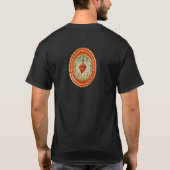 Sacred Heart Pope Pius lX Gebet zum Schutz T-Shirt (Rückseite)