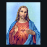 Sacred Heart Poster<br><div class="desc">Das heilige Herz Jesu</div>