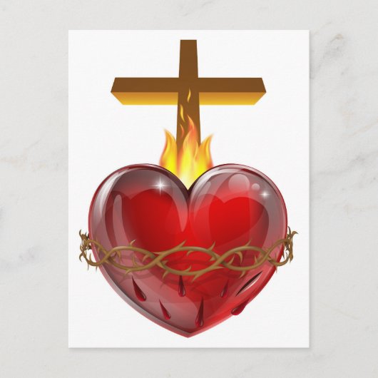 Sacred Heart Postkarte (Vorderseite)