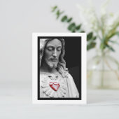 Sacred Heart Postkarte (Stehend Vorderseite)