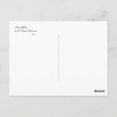 Sacred Heart Postkarte (Rückseite)