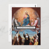 Sacred Heart Postkarte (Vorne/Hinten)