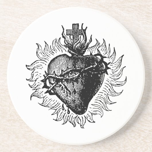 Sacred Heart Untersetzer (Vorne)