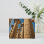 Sacred Hieroglyphic Temple Columns Postcard Postkarte (Stehend Vorderseite)