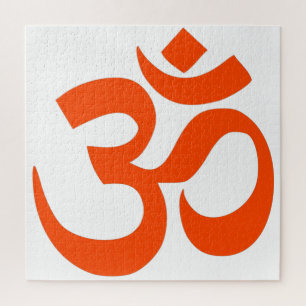 Sacred Hindu Om Symbol Puzzle