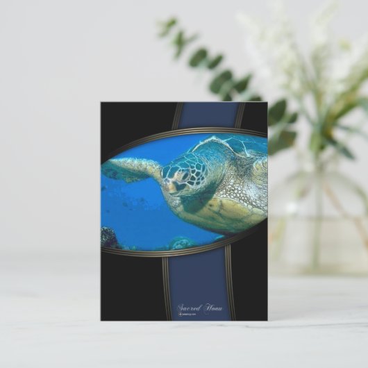 SACRED HONU POSTKARTE (Stehend Vorderseite)