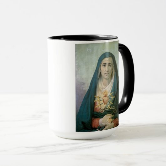 Sacred & Immaculate Hearaffee Tasse (VorderseiteRechts)