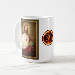 Sacred & Immaculate Hearaffee Tasse