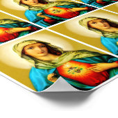Sacred Immaculate Heart of Jungfrau Mary Multi Poster (Ecke)