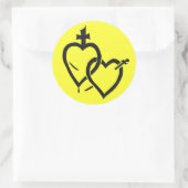 Sacred & Immaculate Hearts Stickers (Tasche)