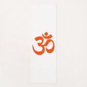 Sacred Indian Om Symbol Yogamatte (Vorderseite)