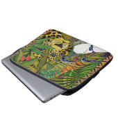 Sacred Leopard Laptopschutzhülle (Vorne Knopf)