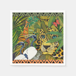 Sacred Leopard Serviette