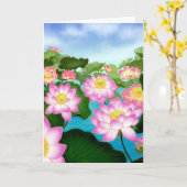 Sacred Lotus Blume Karte (Gelbe Blume)