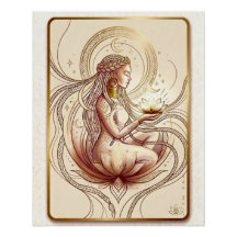Sacred Lotus Goddess Spiritual