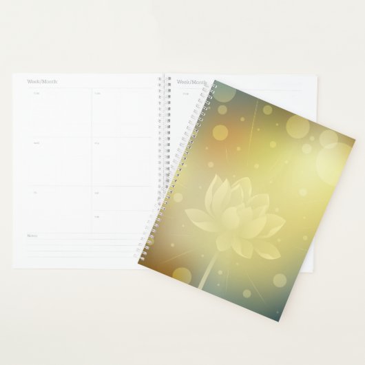 Sacred Lotus Hardcover Daily Planner Planer (Anzeige)