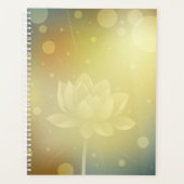 Sacred Lotus Hardcover Daily Planner Planer (Vorderseite)
