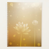 Sacred Lotus Hardcover Daily Planner Planer (Vorderseite)