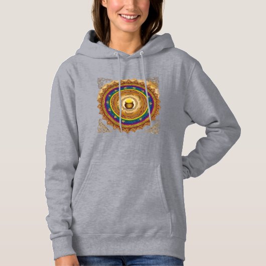 Sacred Mandala - Gleichgewicht des Universums Hoodie (Vorderseite)