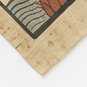 Sacred Meidum Geese & Nile Lotus Ancient Egyptian Fleecedecke (Ecke)