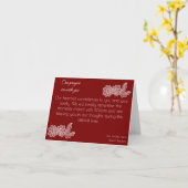 Sacred Memories Nursing Home Condolences Card Karte (Gelbe Blume)