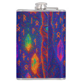 Sacred Neon Cat Flachmann (Rückseite)