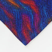 Sacred Neon Cat Fleecedecke (Ecke)