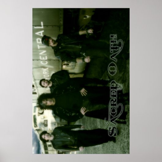 SACRED OATH BAND POSTER (Vorne)