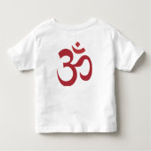 Sacred Om Symbol - Meditation & Zen Art Kleinkind T-shirt (Rückseite)